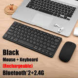 Wireless Keyboard Bluetooth 5.0&2.4G Mini Multimedia teclado bluetooth For Laptop PC TV iPad Macbook Android iPad keyboard