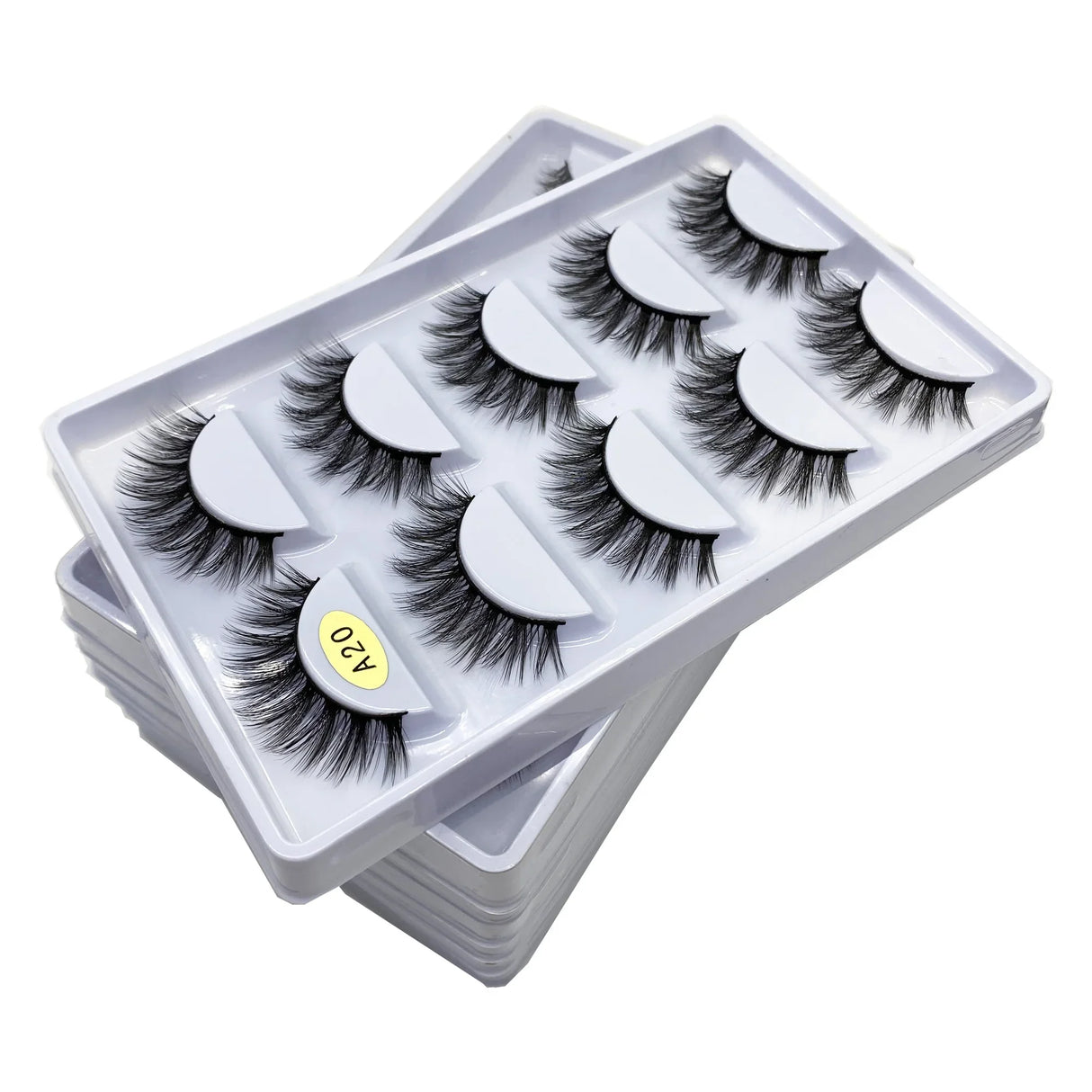 50/100 Pairs False Eyelashes Wholesale Fluffy Long Lashes Natural Makeup Tools Eye Lashes Bulk Faux Mink Lashes maquiagem