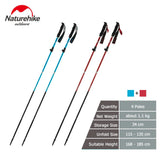 Naturehike Trekking Pole ST09 Folding Hiking Stick Ultralight Hiking Pole Collapsible Hiking Stick Climbing Stick Trekking Stick