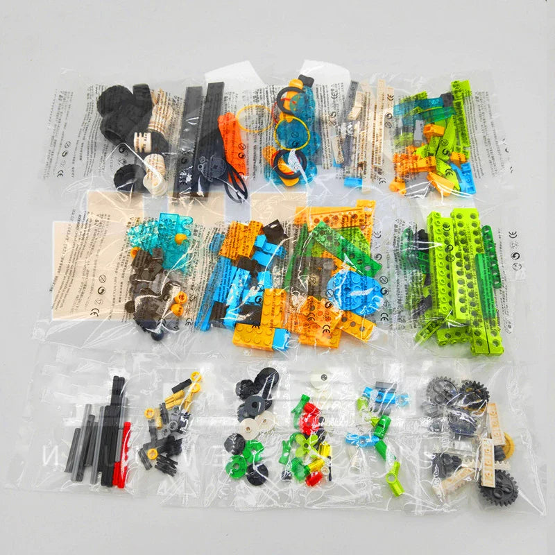 276Pcs/set MOC Building Blocks Bricks Technical Beams Gears Axle and Connectors Parts Kit for 45300 WeDo 2.0 Core Set DIY Toys