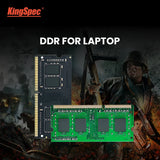 KingSpec Memoria Ram DDR4 8GB 16GB 32GB 3200MHz 2666MHz 3200 MHz RAM for Laptop Notebook Memoria RAM DDR4 1.2V Laptop RAM