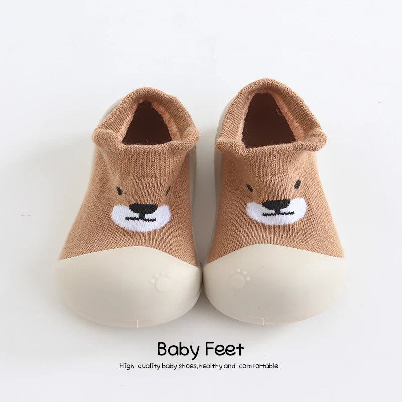 Baby sock Shoes Anti-slip Spring Cartoon animal Shoes Baby Girl baby boy Soft Rubber Sole shoes