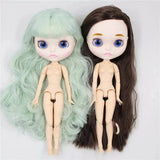 ICY DBS Blyth doll 1/6 bjd joint body white skin matte face nude doll anime toy smiling face doll girls gift