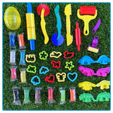 Hot Sale DIY Slimes Play Dough Tools Accessories Plasticine Dinosaur Animal Model Clay Kits Soft Clay Cut Sets Toys for Children