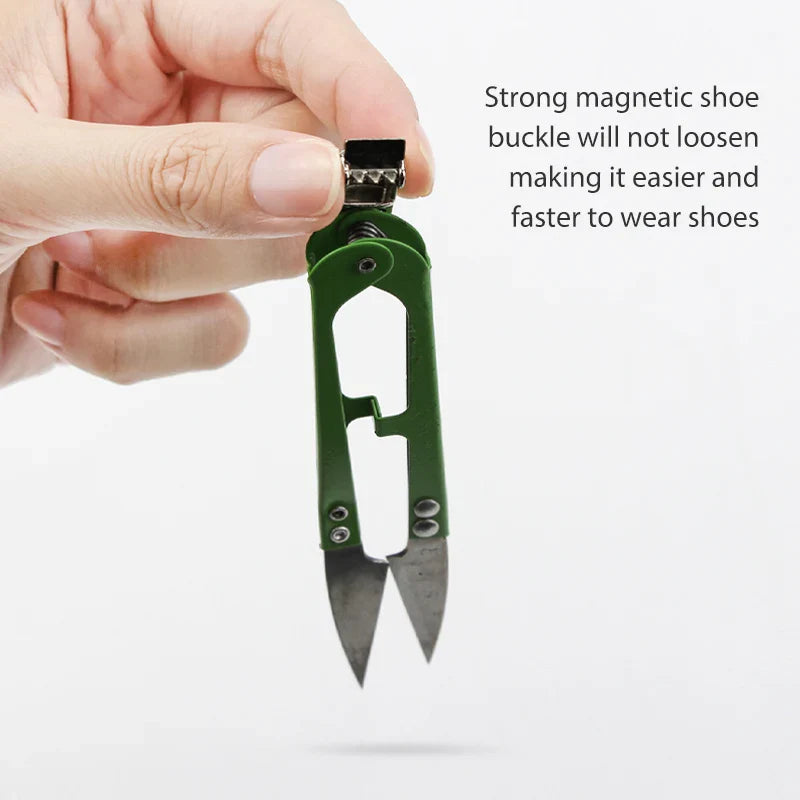 1 Pair Magnetic Shoelaces Buckle Stainless Magnetic Closure Shoe Laces Accessories DIY Metal Lock Sneaker Kits Shoestring