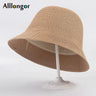 Foldable Sun Hats Women New 2023 Summer Sun visor Protection Straw Hats Panama Beach Bucket Cap Sombreros De Mujer Sunhats