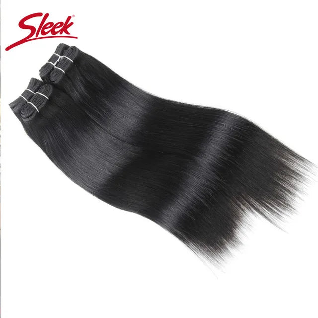 Sleek Brazilian Straight Hair Brown Color 4 and Red 99J Natural Weave Remy Human Hair 4 Bundles Deal 190 Grams Per Lot