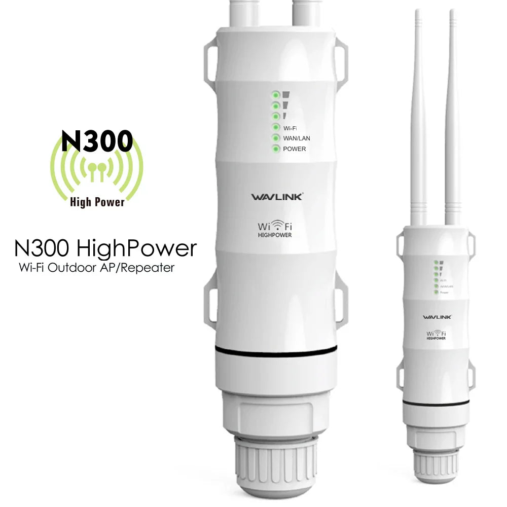 Wavlink High Power AC1200/600/300 Outdoor Wireless WiFi Repeater AP/WiFi Router Dual Dand 2.4G+5Ghz Long Range Extender POE