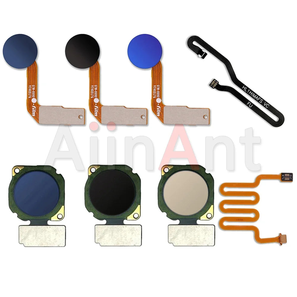 Aiinant Home Power Back Button Touch ID Finger Scanner Fingerprint Sensor Flex Cable For Huawei Mate 20 Lite Pro Spare Parts