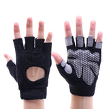 Coolfit Breathable Fitness Gloves Weight Lifting For Heavy Exercise Sport Gym Gloves Women Body Building Non-Slip Half Finger