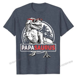 Papasaurus T shirt T rex Papa Saurus Dinosaur Men Dad Daddy Classic Cotton Boy Tops & Tees Crazy Faddish T Shirts