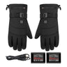 2x Winter Motorcycle Gloves Men Electric Heated Gloves TouchScreen Thermal Guantes Battery Powered for MTB Riding Heating Gloves