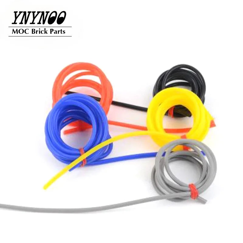 200cm Pneumatic Parts 5102c48 Soft Tubes Hose 4mm D. 48L V2 fit for Reinforced Cylinder Pneumatics Pump Blocks Bricks Toys 26439