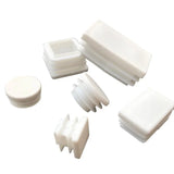 16Pcs Square pipe insert plug plastic tube Blanking End Caps table chair Leg hole cover Protector Furniture Decor Accessories