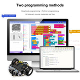 Yahboom Microbit Car Programmable Toys Coding Robotics for Microbit V2 V1 with Chargeable Battery CE RoHS for STEM Education