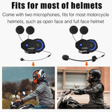 Freedconn Accessories T-MAX Motorcycle Bluetooth Intercom Helmet Headset BT Interphone Microphone Speaker MIC +Clamp Clip Mount