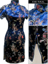 Vintage Chinese style Mini Cheongsam New Arrival Women's Satin Qipao Red Summer Sexy Party Dress Mujer Vestidos S-6XL