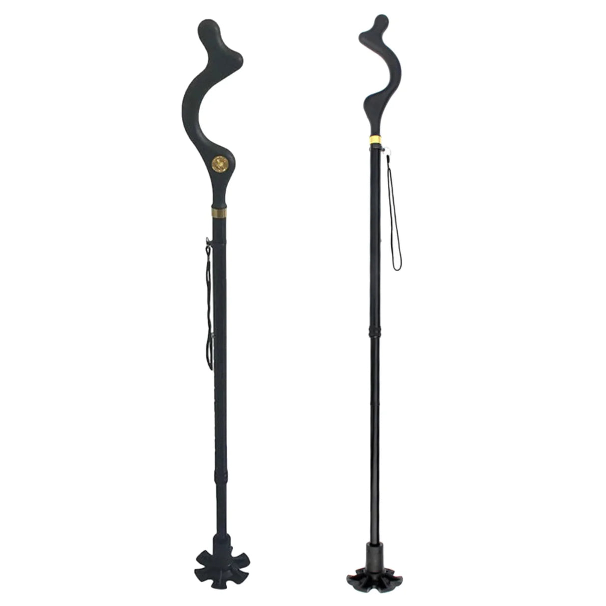 Portable Walking Cane Walking Stick with Handle Heavy Duty Aluminum Alloy