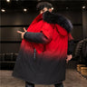 Men Winter New Warm Casual Fur Hooded Jacket Parkas Men Outdoor Fashion Warm Thick Pockets Army Coat Parkas Men