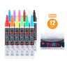 12 Pcs Liquid Chalk Markers Pens Erasable Colors Highlighters LED Writing Board Glass Neon Pen,  Chalkboard Blackboard, Windows