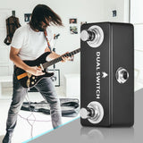MOSKY DUAL SWITCH Guitar Effect Pedal Dual Footswitch Foot Switch PURE BUFFER Guitar Pedals Full Metal Shell Guitar Accessories