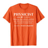 Physicist Definition Wizard Scientist Physics T-Shirt Funny Cotton T Shirts For Men Design Tops & Tees Plain Cool