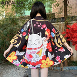 Japanese Kimono Traditional Clothing Crane Carp Anime Kimono Dress Shirts Women Samurai Haori Hombre Yukata Man Cardigan Shirt