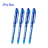 DELVTCH Erasable Gel Pen 0.7mm 0.5mm Bullet Tip Blue Black Red Color Ink Refill Rods Writing Drawing Painting Washable Handle