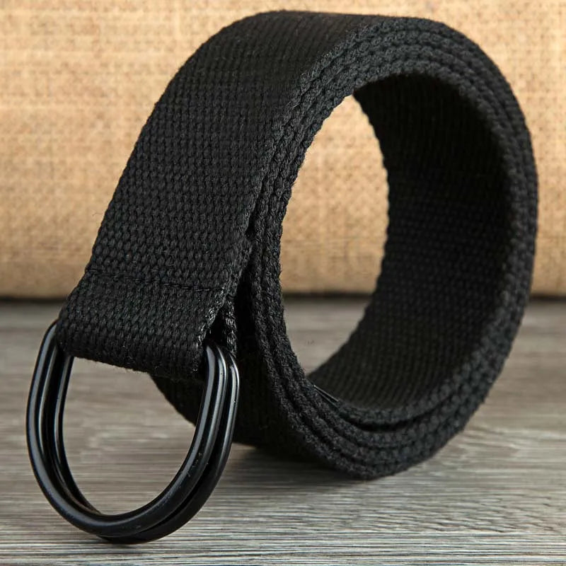 Plus Size 110 120 130 140 150 160cm Men Women Unisex Canvas Belt Outdoor Military Tactical Waist Belt for Jeans Waistband Pants