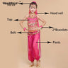 Kids Belly Dance Costumes Set Oriental Dance Costumes Girl Egypt Bollywood Indian Belly Dancing Clothing India 6 Color Dance Set