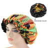 Women's Satin African Pattern Sleeping Hat Elastic Band Night Sleep Cap Hair Care Bonnet Nightcap for Women Cap Bonnet