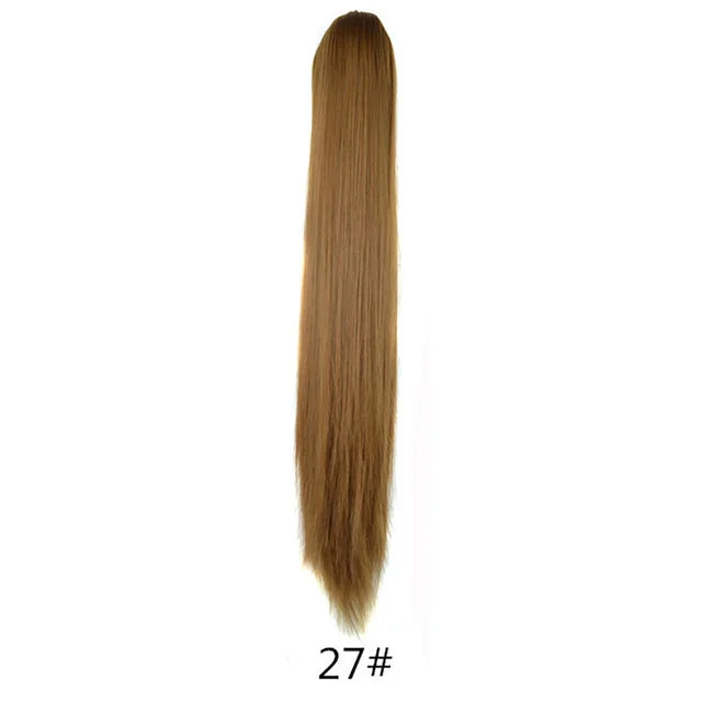 22inch Claw Clip On Ponytail Hair Extension Synthetic Ponytail Extension Hair For Women Pony Tail Hair Hairpiece