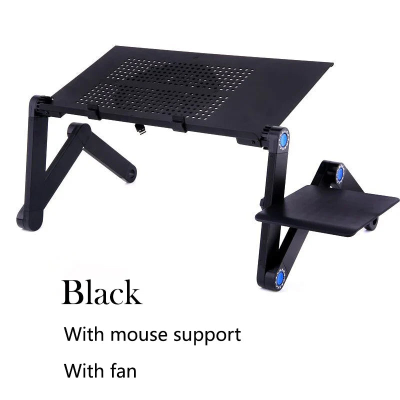 Laptop Stand Portable Notebook Computer Table Foldable PC Bed Sofa Desk Escritorio Adjustable Ergonomics Aluminum Alloy Shelf