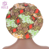 2021 New African pattern multicolor nightcap fashion mask hat suit headscarf cap women's hood Sleep Night Cap Hair accessories