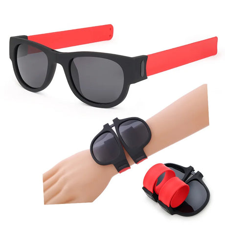 2021 Pop Portable Foldable Folding Sunglasses Polarized Mens Womens Fashion Retro Vintage Sun Glasses Riding Travel Eyewear