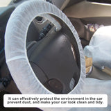 4 Pcs Disposable Non-woven Fabric Car Soft Seat Cover Universally Waterproof Care Cleaning Beauty Repair Protective Cover