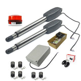 Heavy Duty PKM-C02 Automatic Electric Swing Gate Opener Operator Actuator Remote Control Swing Door Motor Drive Kit AC110V/220V