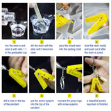 Transparent Epoxy Resin Casting Molds Kit Silicone Mold With Epoxy Glue For Earring Keychain Jewelry Making DIY Moule Silicone