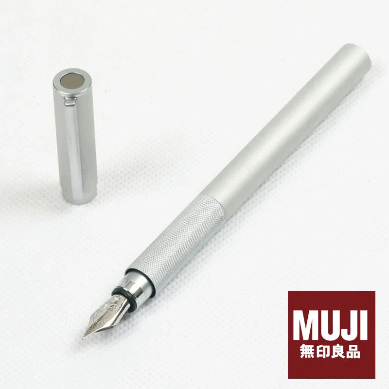 Japan original aluminum  fountain pen short pocket fountain pen high quality gift  ink  pen stationery