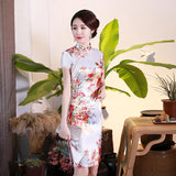 2022 NEW Women Evening Party Dress Traditional Chinese Cheongsam Slim 6XL Dress Sexy Female Vestido Classic Dresses