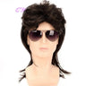 Synthetic Man Wigs  Black Short Curly For Men Wigs With High Temperature Fiber Daily Wear Curl Fashion Hairstyle Male Wig