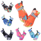 Kids Children Winter Warm Snowboard Touch Screen Ski Gloves Full Finger Mittens P0RA