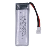 5PCS 3.7V 500mAh li-po Battery for H37 V966 V977 T37 X20 U815A U818 RC Quacopter Spare Parts Accessories 721855 XH2.54