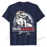 Papasaurus T shirt T rex Papa Saurus Dinosaur Men Dad Daddy Classic Cotton Boy Tops & Tees Crazy Faddish T Shirts