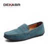 DEKABR Big Size 38~49 Men Loafers Real Leather Shoes Fashion Men Boat Shoes Brand Men Casual Leather Shoes Male Flat Shoes