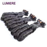 Brazilian Spring Curl Funmi Human Hair Weaves Bundles Human Hair Extensions Natural Black Color Curly Hair 1/3/4 Bundles Deal