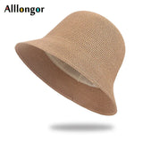 Foldable Sun Hats Women New 2023 Summer Sun visor Protection Straw Hats Panama Beach Bucket Cap Sombreros De Mujer Sunhats