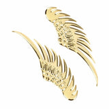 Car Auto Sticker 3D Stereo Metal Angel Wing Moto Decoration with Decals Emblem Chrome Auto 3D Big Wings Sticker Exterior Decal