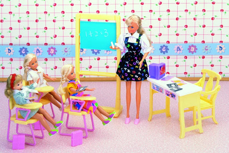 Accessories for barbie teacher classroom school original kitchen for barbie furniture pool Wardrobe closet bed bathtub bathroom