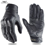 Vintage Leather Motorcycle Racing Glove Men Women Motorcyclist Guantes Moto Luvas Full Finger Motocross MTB Biker Gloves